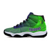 Canberra Raiders High Top Basketball Shoes J 11 - Canberra Raiders Gradient Style High Top Sneakers J 11