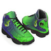 Canberra Raiders High Top Basketball Shoes J 13 - Canberra Raiders Gradient Style High Top Sneakers J 13