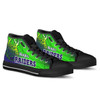 Canberra Raiders High Top Canvas Shoes - Canberra Raiders Gradient Style High Top Canvas Shoes