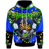 Canberra Raiders Hoodie - Custom Personalised Canberra Raiders with Aboriginal Inspired Culture Player And Number Hoodie