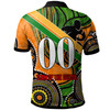 Wallabies Rugby Polo Shirt - Custom Australia National Rugby Championship with Aboriginal Inspired Culture Player And Number Polo Shirt