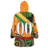 Wallabies Rugby Snug Hoodie - Custom Australia National Rugby Championship with Aboriginal Inspired Culture Player And Number Oodie Blanket