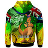 Wallabies Rugby Hoodie - Custom Australia National Rugby Championship "Welcome Back Wally" Aboriginal Inspired Player And Number Hoodie