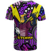 Melbourne Storm Custom T-shirt - Photo Melbourne Storm Indigenous Culture T-shirt