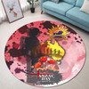 Australia Anzac Day Round Rug -  Anzac Day Lest We Forget Color Drawing Patterns Round Rug