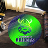 Canberra Raiders Round Rug - Canberra Raiders Gradient Style Round Rug