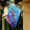 Canterbury-Bankstown Bulldogs Flag - Remembrance Day Team Poppies Flag