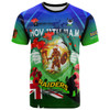 Canberra Raiders T-shirt - Custom Canberra Raiders Remembrance Day Lest We Forget Poppies T-shirt