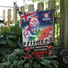 New Zealand Warriors Flag - Remember Them Red Poppy Flowers Flag