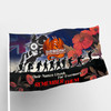 St. George Illawarra Dragons Flag - Remember Them Red Poppy Flowers Flag