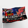 Penrith Panthers Flag - Remember Them Red Poppy Flowers Flag