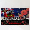 Penrith Panthers Flag - Remember Them Red Poppy Flowers Flag