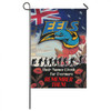 Parramatta Eels Flag - Remember Them Red Poppy Flowers Flag