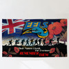 Parramatta Eels Flag - Remember Them Red Poppy Flowers Flag
