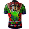 Canberra Raiders Polo Shirt - Custom Remembrance Day Pause To Remember Polo Shirt