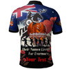 St. George Illawarra Dragons Polo Shirt - Custom Remember Them Red Poppy Flowers Polo Shirt