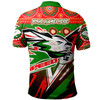 Australia South Sydney Rabbitohs Custom Polo Shirt - Brave Bunnies Go the Mighty Heroes Indigenous Polo Shirt