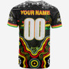 Penrith Christmas T-shirt - Custom Christmas Indigenous Penrith Personalised Name And Number T-shirt