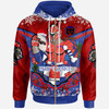 Newcastle Christmas Hoodie - Custom Merry Christmas Newcastle Indigenous Hoodie