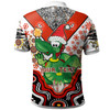 Illawarra and St George Christmas Polo Shirt - Custom Christmas Green Illawarra and St George Indigenous Polo Shirt