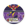 Melbourne Storm Christmas Ceramic Ornament - Melbourne Storm Ugly Christmas