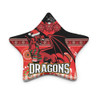 St. George Illawarra Dragons Christmas Ceramic Ornament - Dragon Ugly Christmas