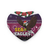 Australia Sea Eagles Christmas Ceramic Ornament - Australia Sea Eagles Ugly Christmas