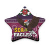 Australia Sea Eagles Christmas Ceramic Ornament - Australia Sea Eagles Ugly Christmas