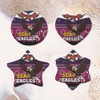 Australia Sea Eagles Christmas Ceramic Ornament - Australia Sea Eagles Ugly Christmas