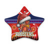 Sydney Roosters Christmas Ceramic Ornament - Sydney Roosters Ugly Christmas