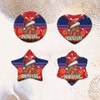 Sydney Roosters Christmas Ceramic Ornament - Sydney Roosters Ugly Christmas