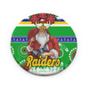 Canberra Raiders Christmas Ceramic Ornament - Canberra Raiders Ugly Christmas