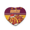 Brisbane Broncos Christmas Ceramic Ornament - Brisbane Broncos Ugly Christmas