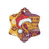 Brisbane Broncos Ornaments - Custom Christmas Snowflakes Brisbane Broncos Mascot Ornaments