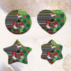 Penrith Panthers Ornaments - Custom Christmas Snowflakes Penrith Panthers Mascot Ornaments