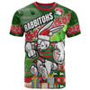 South Sydney Rabbitohs T-shirt - Custom Christmas Tree Rabbit Ball T-shirt