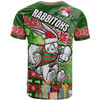 South Sydney Rabbitohs T-shirt - Custom Christmas Tree Rabbit Ball T-shirt