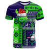 Canberra Raiders T-shirt - Custom Christmas Snowflakes New Zealand Warriors Mascot T-shirt