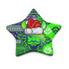 Canberra Raiders Ornaments - Custom Christmas Snowflakes New Zealand Warriors Mascot Ornaments