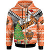 Wests Tigers Hoodie - Custom Christmas Tree Wests Tigers Ball Hoodie