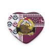 Australia Sea Eagles Ornaments - Custom Christmas Snowflakes Australia Sea Eagles Mascot Ornaments