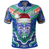 New Zealand Warriors Christmas Polo Shirt - Custom Merry New Zealand Warriors Christmas Indigenous Polo Shirt