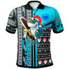 Cronulla Polo Shirt - Custom Cronulla Christmas With Snowflakes And Ball Polo Shirt