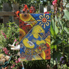 Parramatta Eels Flag - Parramatta Eels Ball With Aboriginal Inspired Art Flag