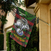 South Sydney Rabbitohs Flag - Rabbit Aboriginal Inspired Style Pattern Flag