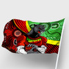 Penrith Panthers Flag - Penrith Panthers Keep Fighting Aboriginal Inspired Patterns Flag