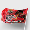 St. George Illawarra Dragons Flag - Saints Proud! Inspired! True! Dragon Aboriginal Inspired Patterns Flag