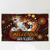 Wests Tigers Flag - Wests Tigers Aboriginal Inspired Indigenous Sport Style Flag