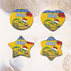 Parramatta Eels Christmas Ornaments - Custom Parramatta Eels Aboriginal Inspired and Poinsettia Xmas Ornaments