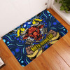 North Queensland Cowboys Naidoc Door Mat - Aboriginal Inspired Dot Painting Style Door Mat